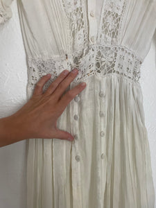 Edwardian lace dress