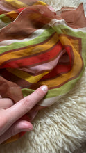 Load image into Gallery viewer, Vintage rainbow scarf
