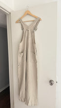 Load image into Gallery viewer, Vintage 90s linen gap overalls
