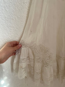 Edwardian lace romper