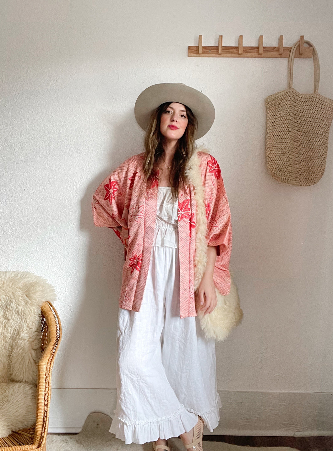 Vintage Silk Kimono