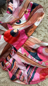 Vintage pink scarf