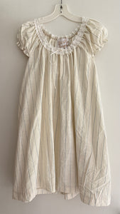 Signature Collection- linen stripe babydoll dress