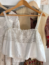 Load image into Gallery viewer, Edwardian lace cotton blouse

