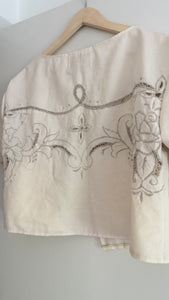 Signature Collection-lace embroidered top