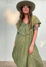 Load image into Gallery viewer, Vintage over dyed gauze dress
