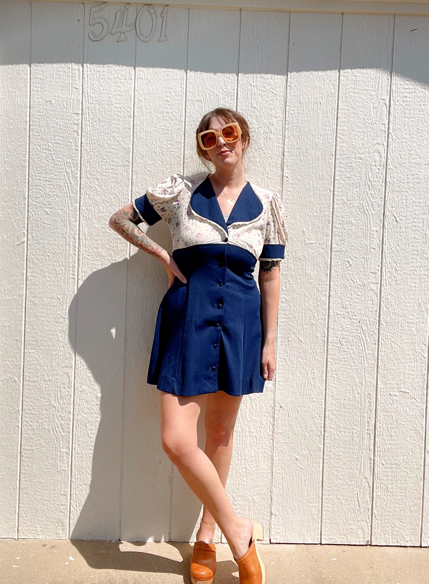 vintage 70s mini dress 70s Handmade Yellow Paisley Micro Mini Dress / Small