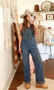 Vintage 70s high waisted jeans