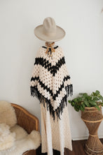 Load image into Gallery viewer, Vintage knit poncho

