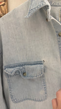 Load image into Gallery viewer, Vintage denim button up
