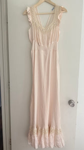 Vintage 1930s satin gown