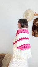 Load image into Gallery viewer, Vintage fringe shawl
