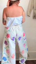Load image into Gallery viewer, Signature Collection-Floral applique quilt pants
