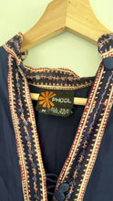 Load image into Gallery viewer, Vintage rare 1960s/70s silk hand blocked Phool dress
