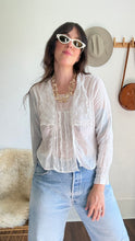 Load image into Gallery viewer, Edwardian cotton blouse
