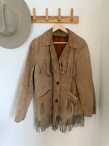 Vintage 1970s fringe jacket