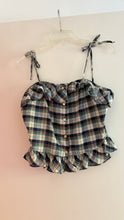 Load image into Gallery viewer, Vintage 70s plaid blouse
