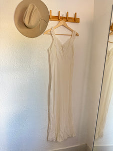 Vintage 1940s rayon slip dress