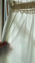 Load image into Gallery viewer, Vintage lace trim nightgown
