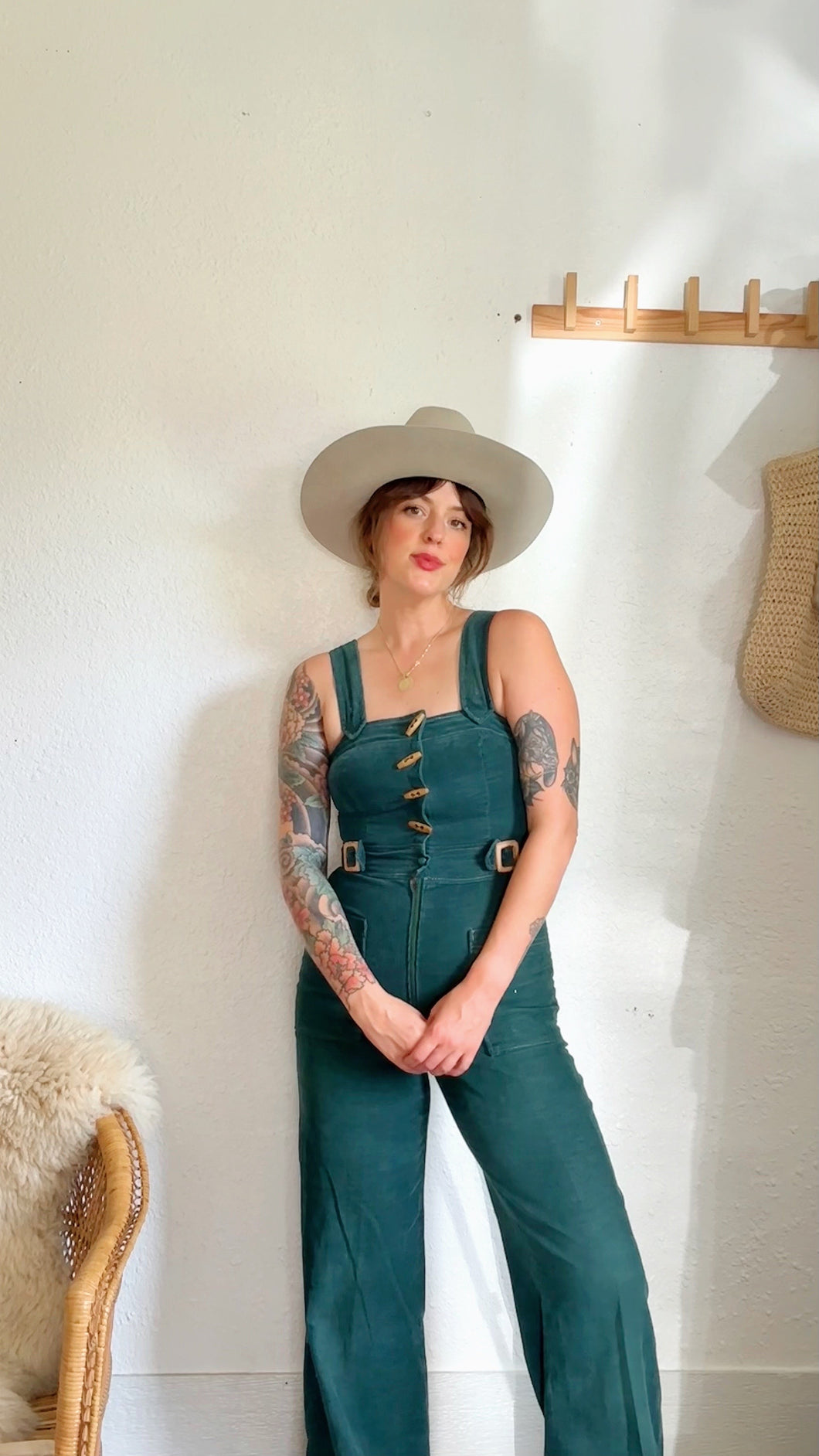 Vintage 70s corduroy jumpsuit