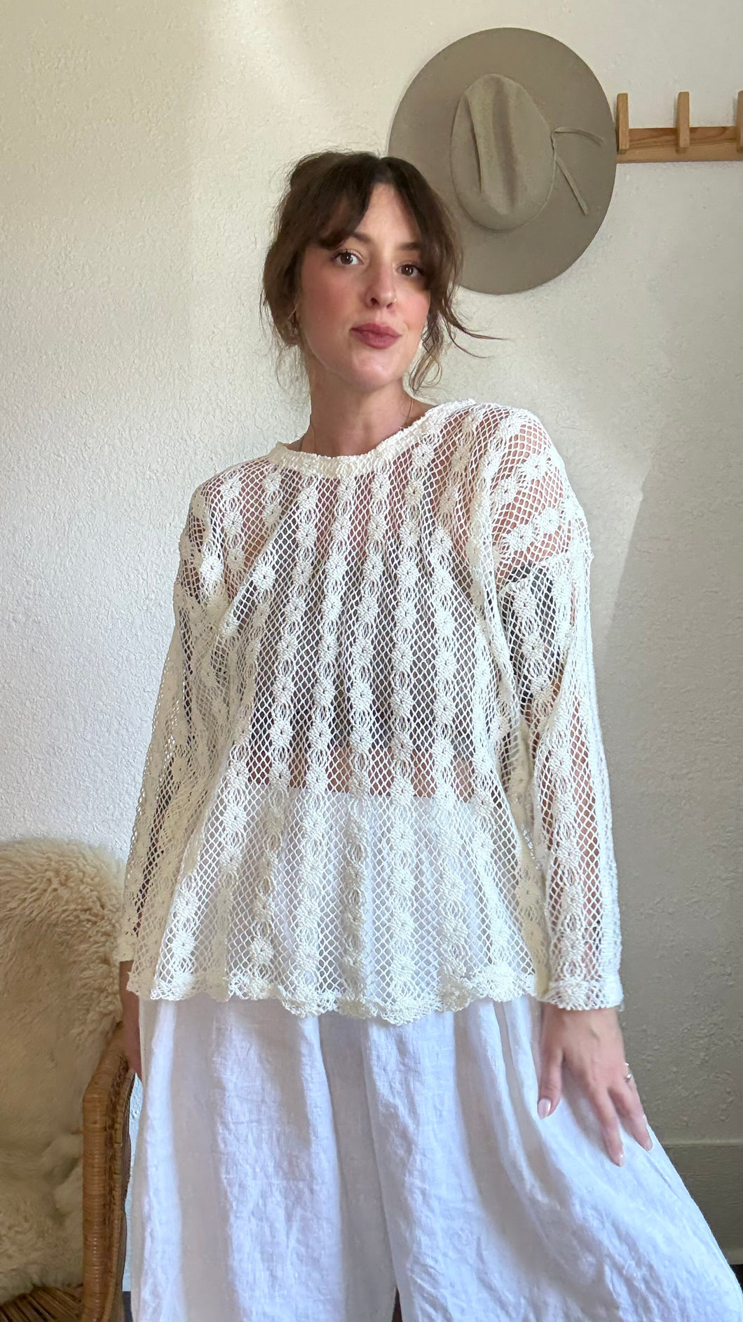 Vintage crochet top