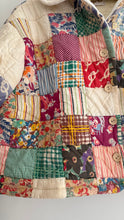 Load image into Gallery viewer, Signature Collection-cropped feedsack quilt coat
