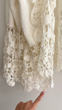 Load image into Gallery viewer, Vintage crochet sweater

