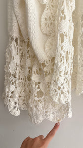 Vintage crochet sweater
