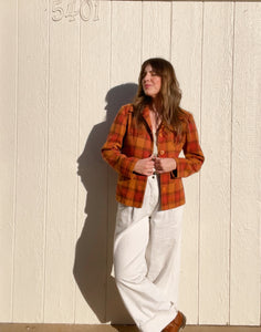 Vintage plaid jacket