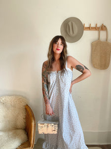 Vintage cotton floral dress
