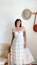 Load image into Gallery viewer, Vintage 1950s ivory tulle cupcake dress

