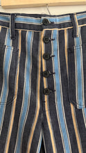 Load image into Gallery viewer, Vintage 70s striped jeans
