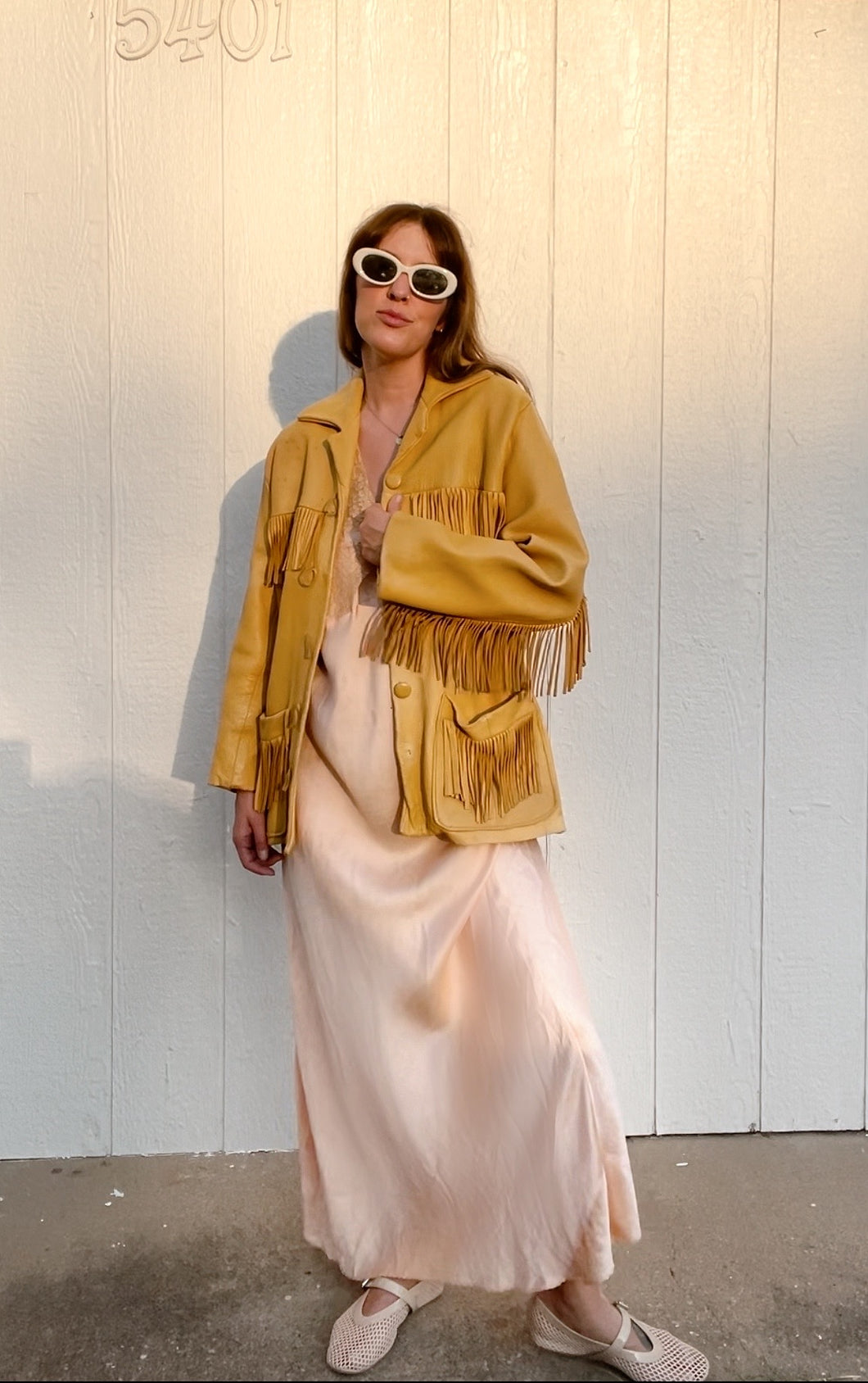 Vintage fringe jacket