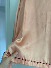 Load image into Gallery viewer, Vintage satin sequin blouse
