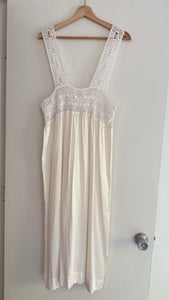 Antique crochet ribbon dress
