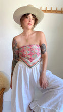 Load image into Gallery viewer, Vintage silk floral scarf
