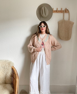 Vintage pink cardigan