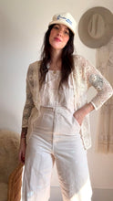 Load image into Gallery viewer, Vintage crochet blouse
