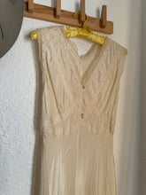 Load image into Gallery viewer, Antique silk slip dress
