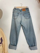 Load image into Gallery viewer, Vintage patched Levi’s
