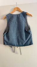 Load image into Gallery viewer, denim tie top

