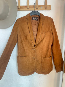 Vintage 70s suede blazer