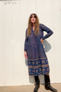 Vintage 70s Indian cotton dress