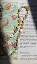 Load image into Gallery viewer, Vintage Citrine + Mother of pearl shell necklace

