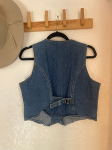 Vintage 70s denim vest