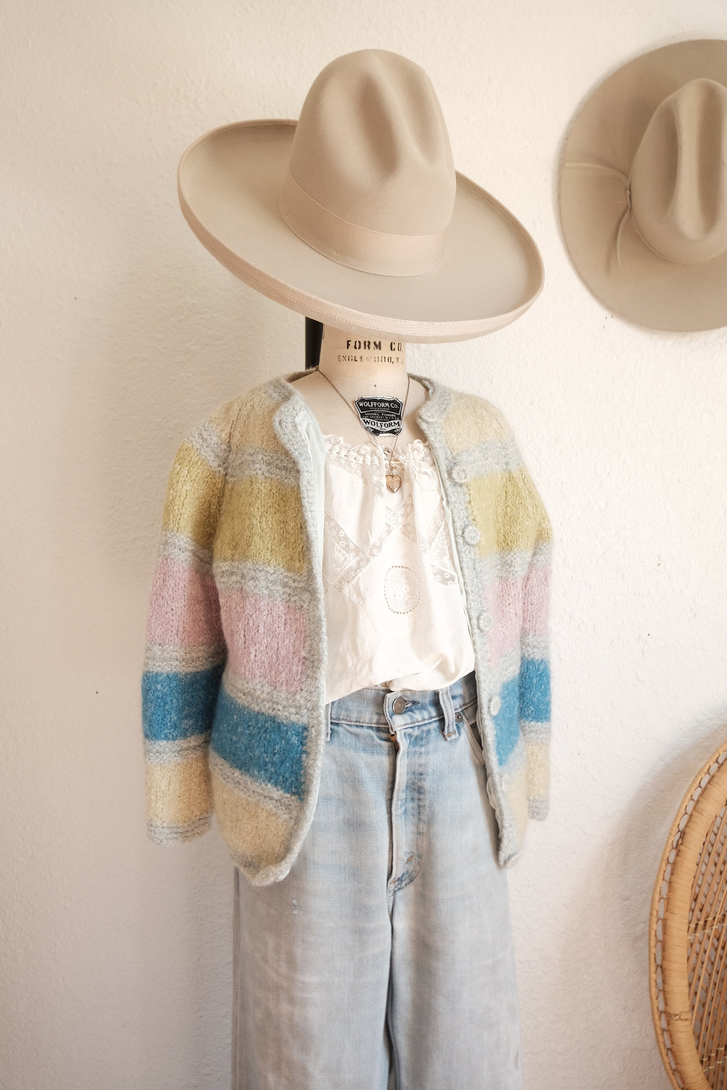 Vintage striped cardigan