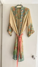 Load image into Gallery viewer, Antique Japanese pongee silk robe
