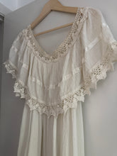 Load image into Gallery viewer, Vintage 70s cotton crochet dress
