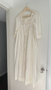 Edwardian crochet dress