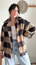 Load image into Gallery viewer, Signature Collection- vintage plaid blanket coat
